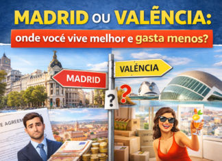 Madrid ou Valência: onde você vive melhor e gasta menos?